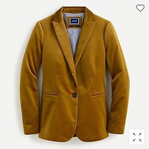 NWT J. Crew Parke blazer in velvet